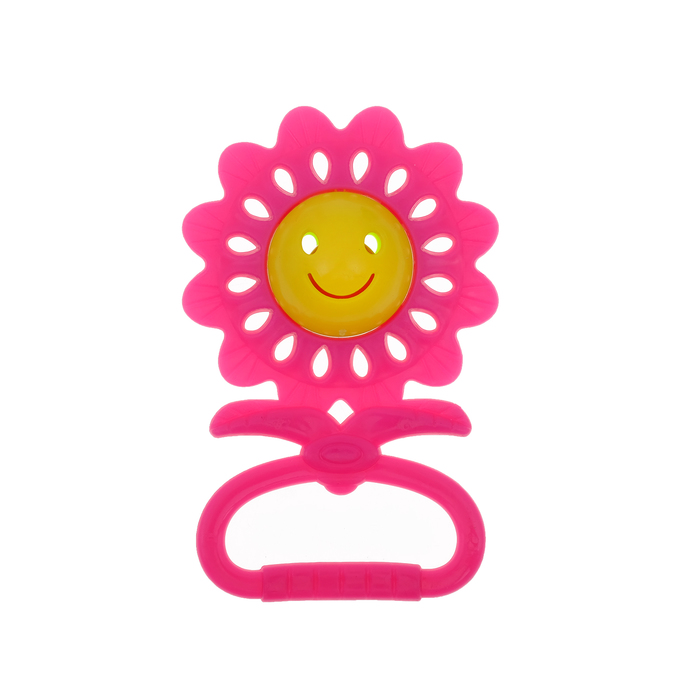 Погремушка «Цветочек», цвета МИКС