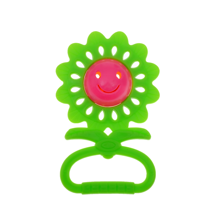 Погремушка «Цветочек», цвета МИКС