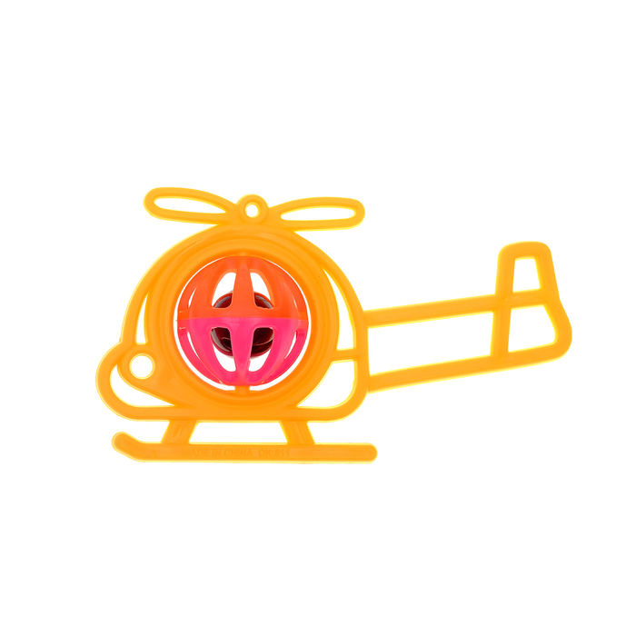 Погремушка «Вертолётик», цвета МИКС