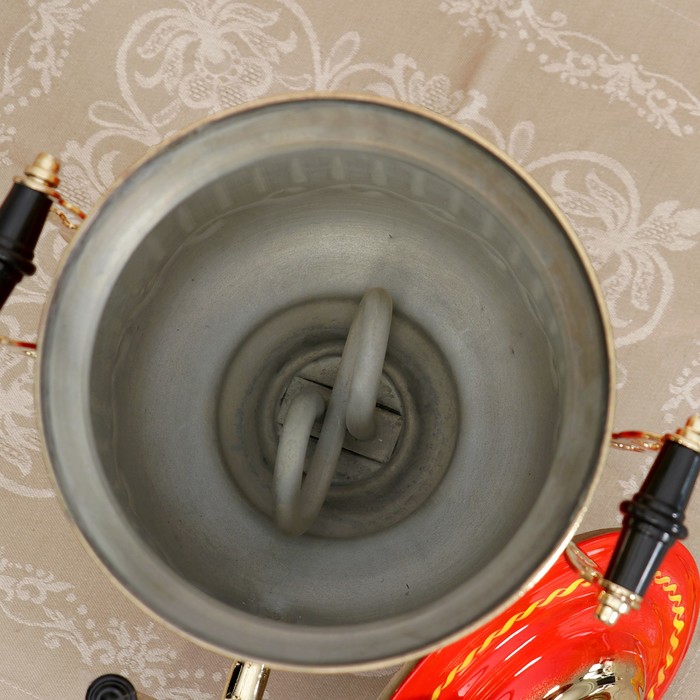 Самовар «Васильки», банка, 3 л, электрический