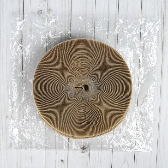 Липучка, ширина 20мм, 25±1м , цвет бежевый