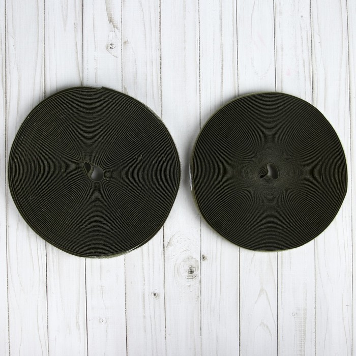 Липучка, ширина 20мм, 25±1м , цвет хаки