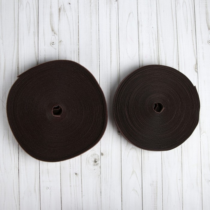 Липучка, ширина 40мм, 25±1м , цвет коричневый