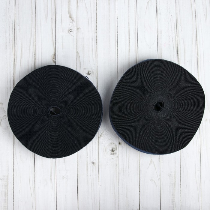 Липучка, ширина 40мм, 25±1м , цвет тёмно-синий