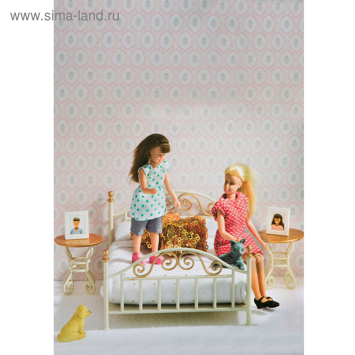Набор мебели для кукольного домика Смоланд «Спальня в античном стиле» цена и фото