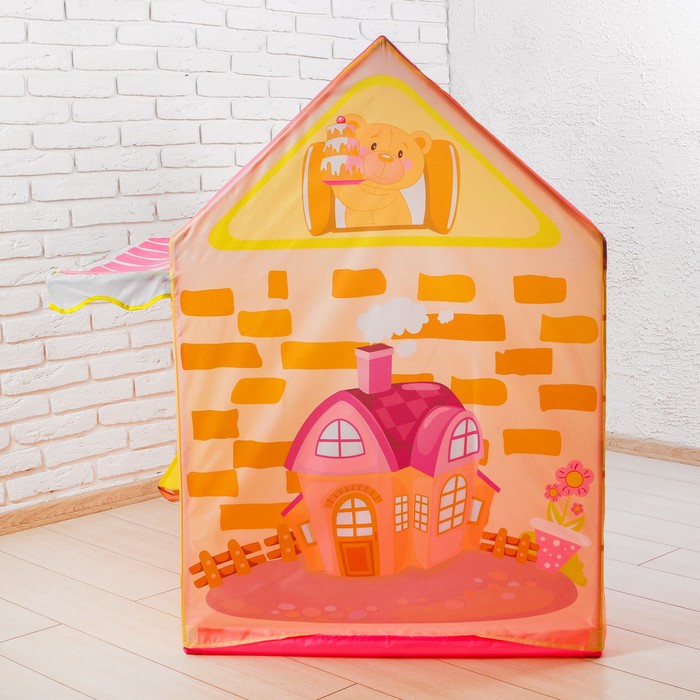 Палатка игровая Французская кондитерская, 123*83*100 см + игр.звонок эл.пит.3*AG13 вх.в комп 36822