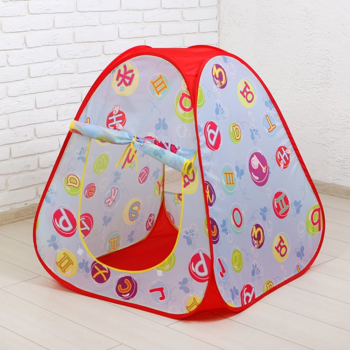 Палатка игровая Алфавит, сумка 889-85B