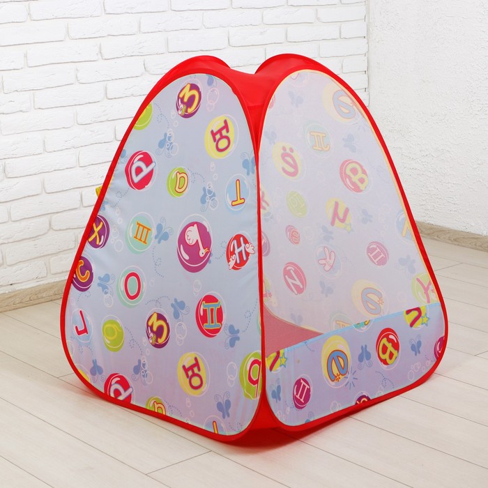 Палатка игровая Алфавит, сумка 889-85B