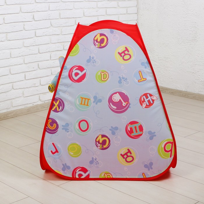 Палатка игровая Алфавит, сумка 889-85B