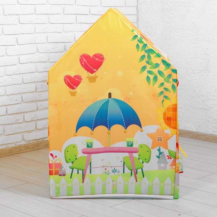 Палатка игровая Летнее кафе, 107*100*73 см, сумка на молнии