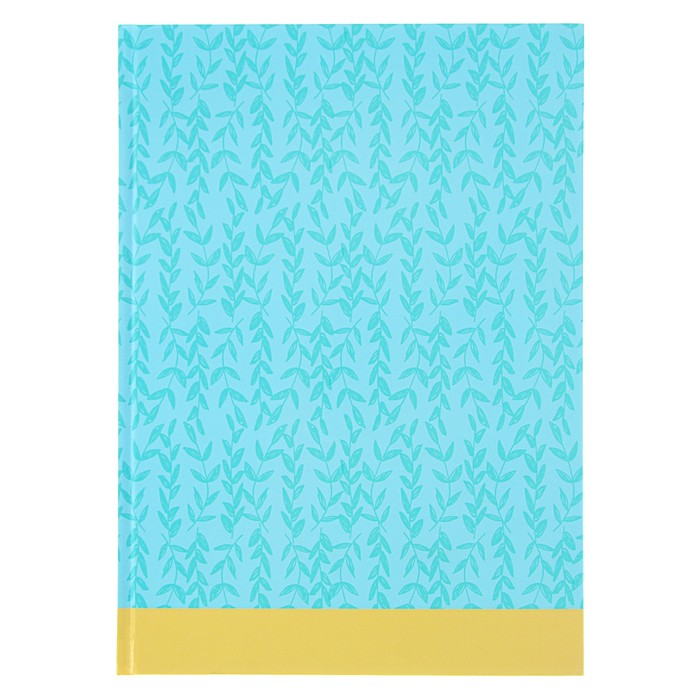 Колледж-тетрадь А4, 120 листов клетка Calligrata "Голубой орнамент", твёрдая обложка