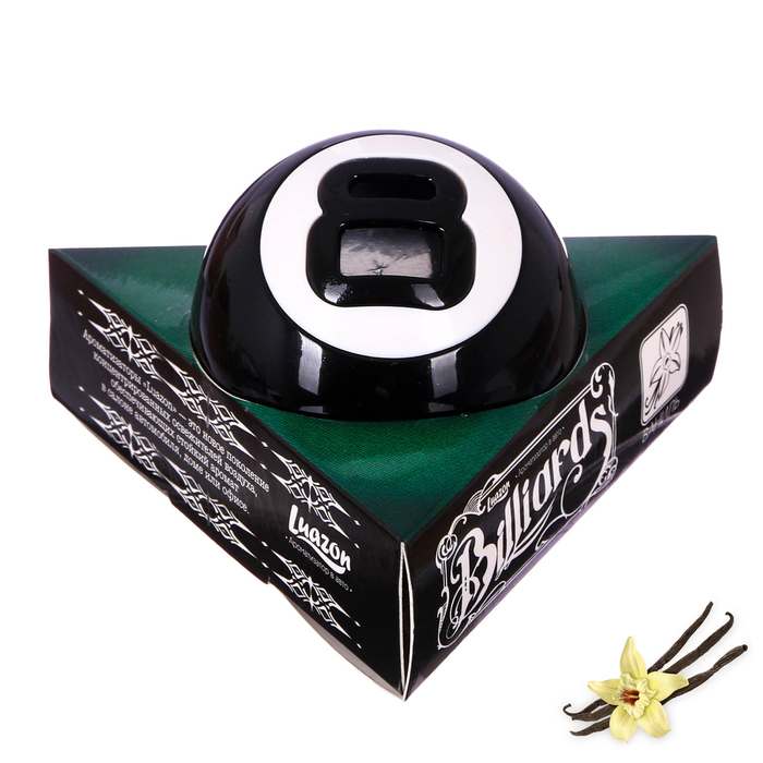 Ароматизатор в авто бильярдный шар "Ваниль"