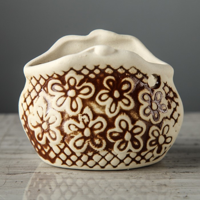 Подвеска для изготовления оберега "Кошелек", 8 см, микс