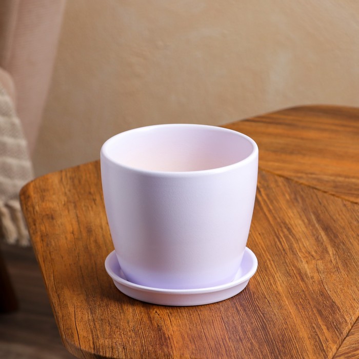 Цветочный горшок набор из 3-х предметов "Осень" лаванда 3л/2л/1л