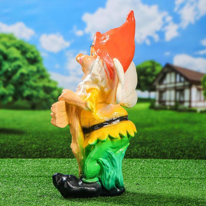 Садовая фигура "Гном пчёлка" 52 см микс