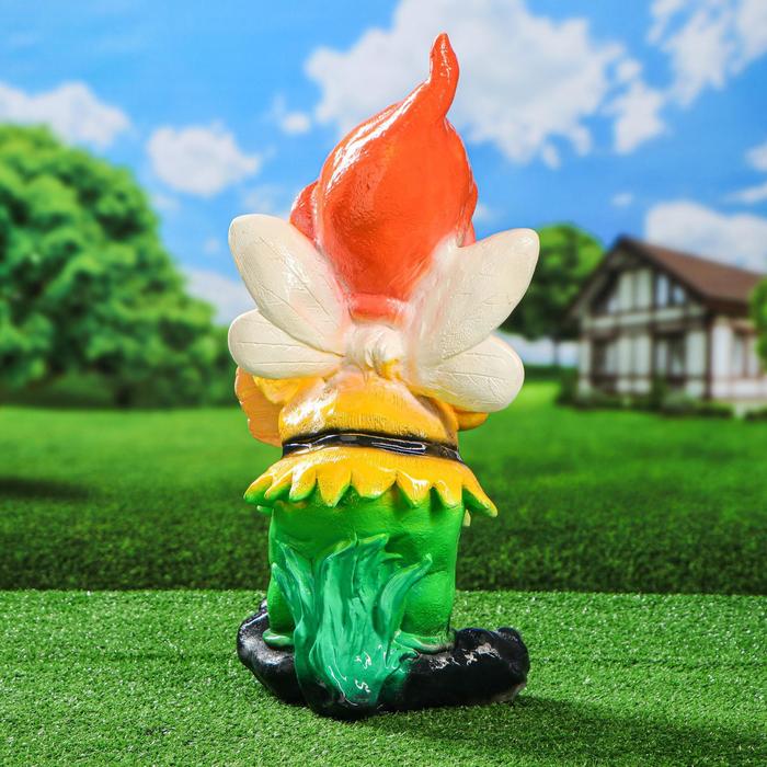 Садовая фигура "Гном пчёлка" 52 см микс