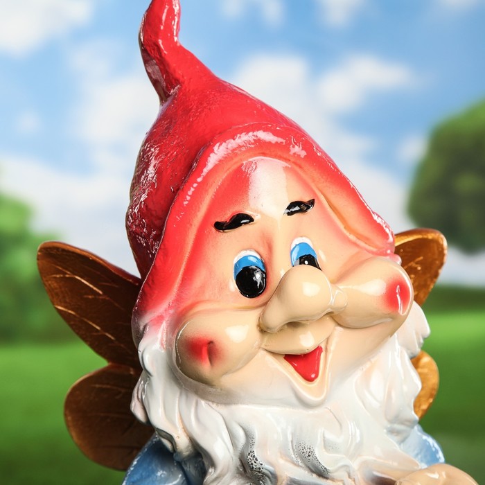 Садовая фигура "Гном пчёлка" 52 см микс