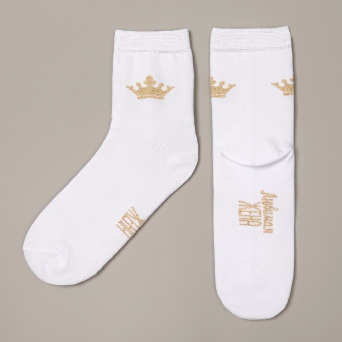 Носки женские Collorista "Любимая жена" р-р 23-25, хл 80%, п/а 17%, эл 3%