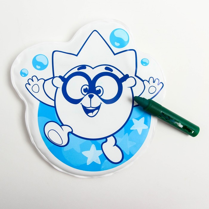 Игрушка для ванны + водный карандаш "Ежик" СМЕШАРИКИ