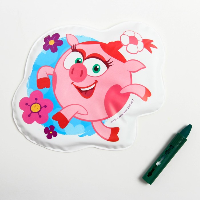 Игрушка для ванны + водный карандаш "Нюша" СМЕШАРИКИ