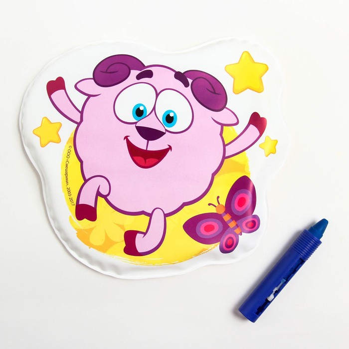 Игрушка для ванны + водный карандаш "Бараш" СМЕШАРИКИ