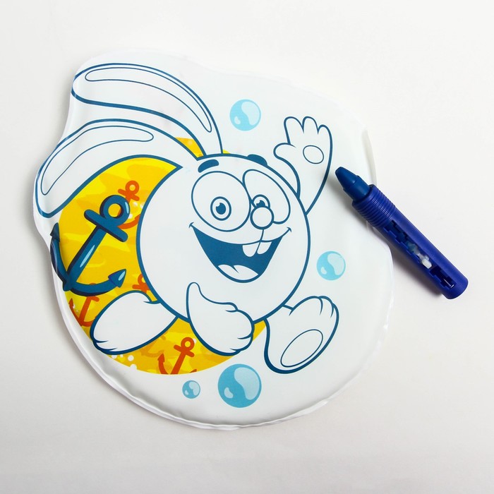 Игрушка для ванны + водный карандаш "Крош" СМЕШАРИКИ