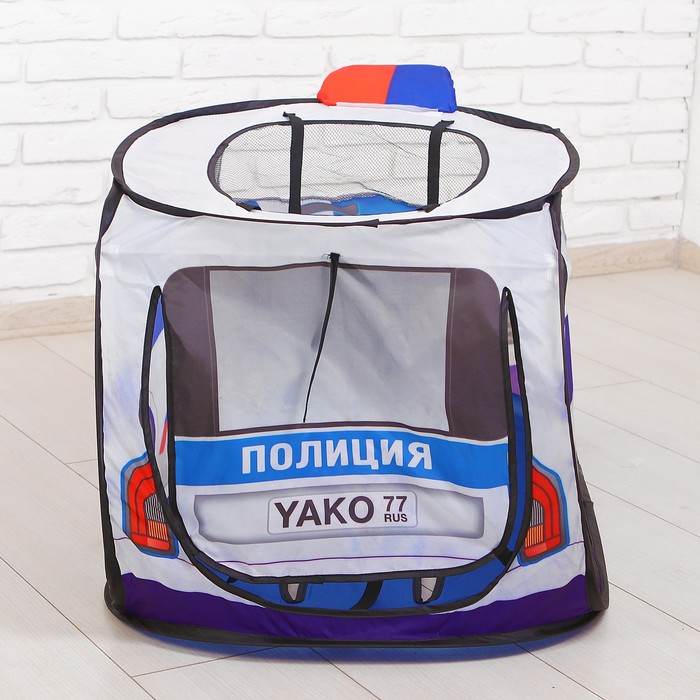 Палатка-костюм Полицейская машина, сумка на молнии