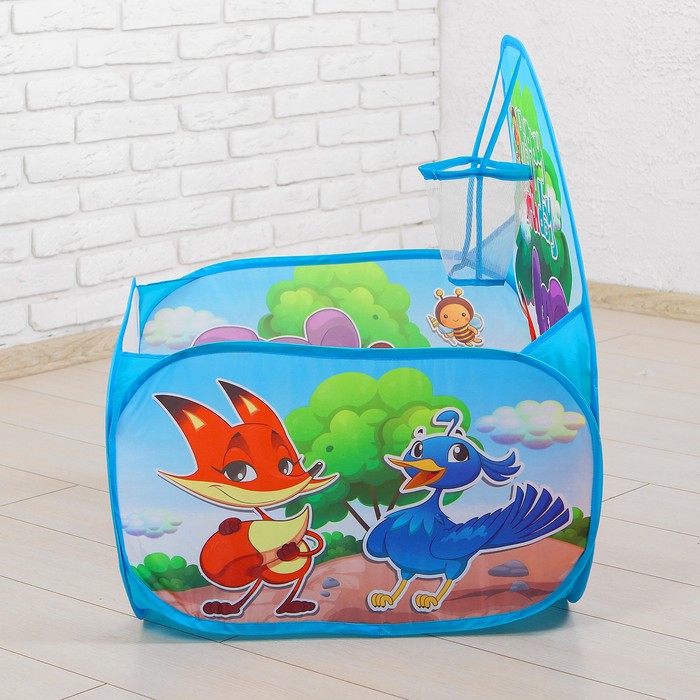 Манеж детский игровой Зверята, 59*59*74см, коробка