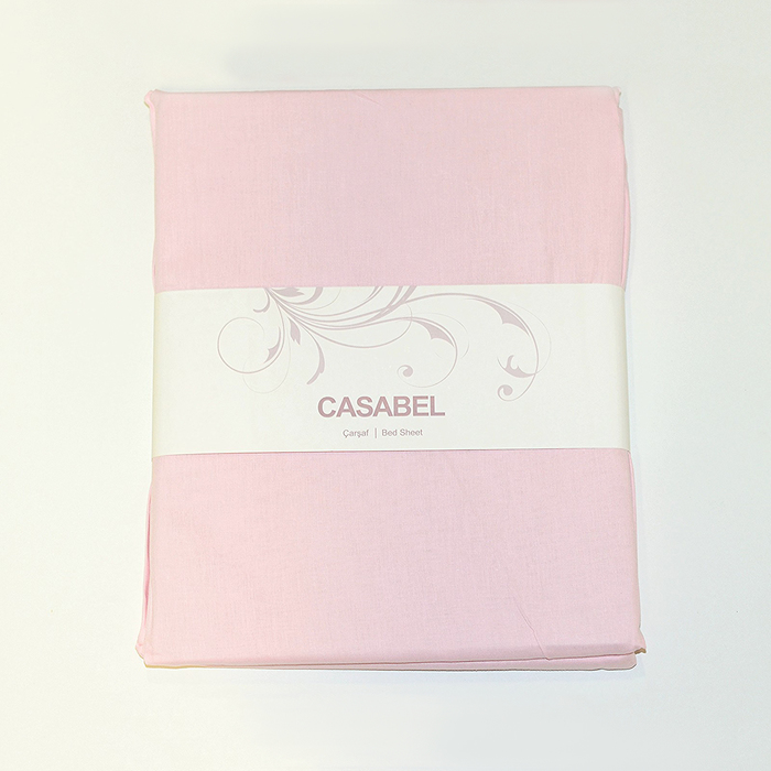 Простыня, размер 160х240 см, цвет розовый, ранфорс