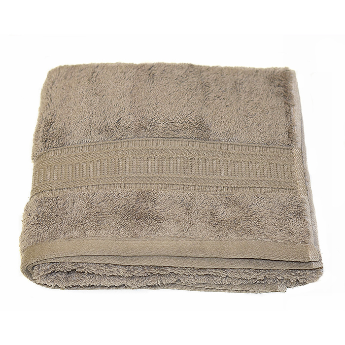 Полотенце, размер 50х90 см, кофе, махра 500 г/м2