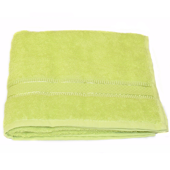 Полотенце Basic, размер 70х140 см, зелёный, махра 360 г/м2