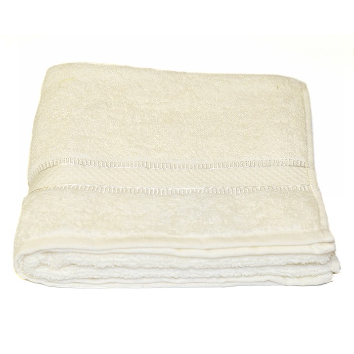 Полотенце Basic, размер 70х140 см, кремовый, махра 360 г/м2