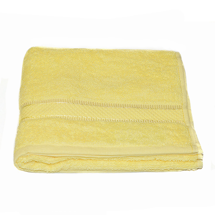 Полотенце Basic, размер 70х140 см, жёлтый, махра 360 г/м2