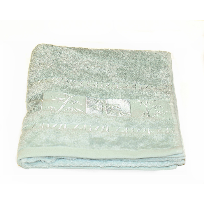 Полотенце Bamboo, размер 70х140 см, мятный, махра 480 г/м2