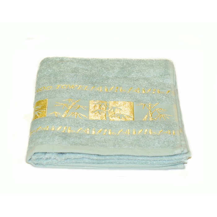 Полотенце Bamboo Gold, размер 50х90 см. мятный, махра 480 г/м2
