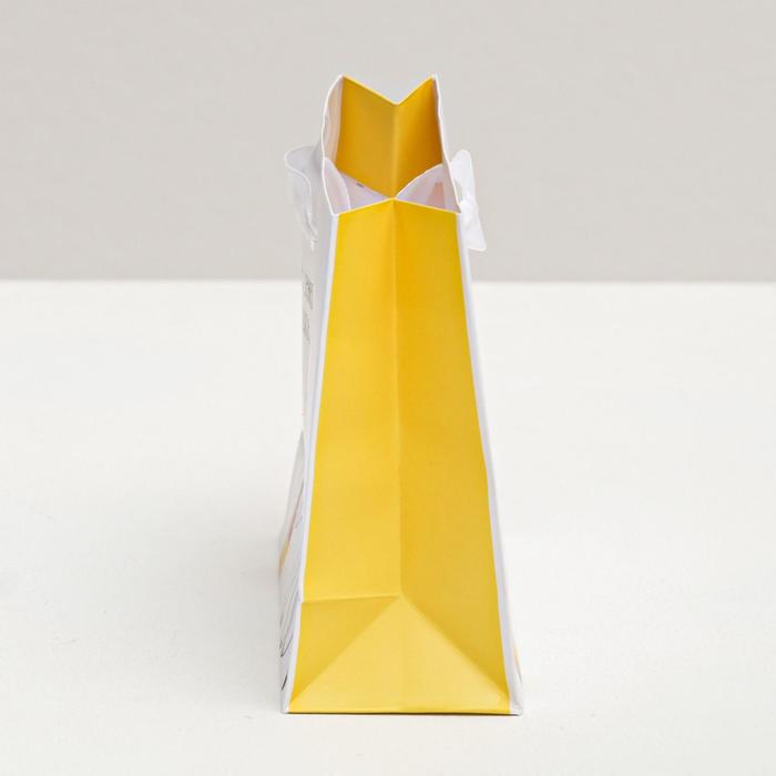 Пакет ламинированный горизонтальный «Енотик и кексик», S 12 × 15 × 5,5 см