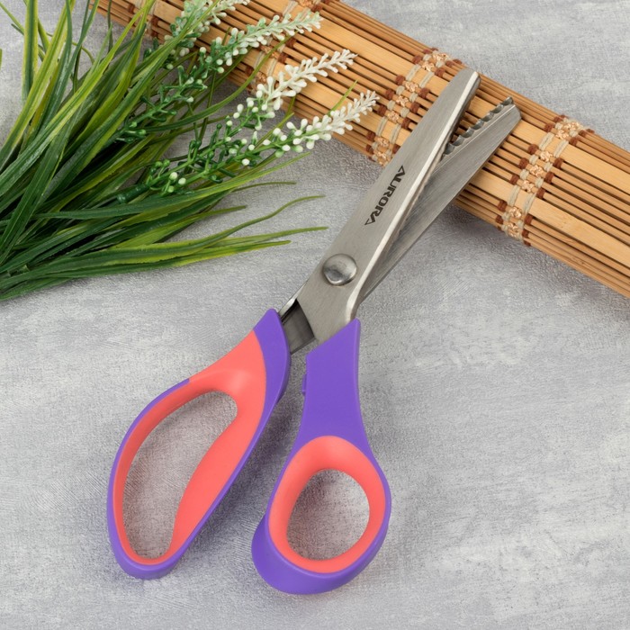 Ножницы фигурные "Волна", 23см, шаг-7мм