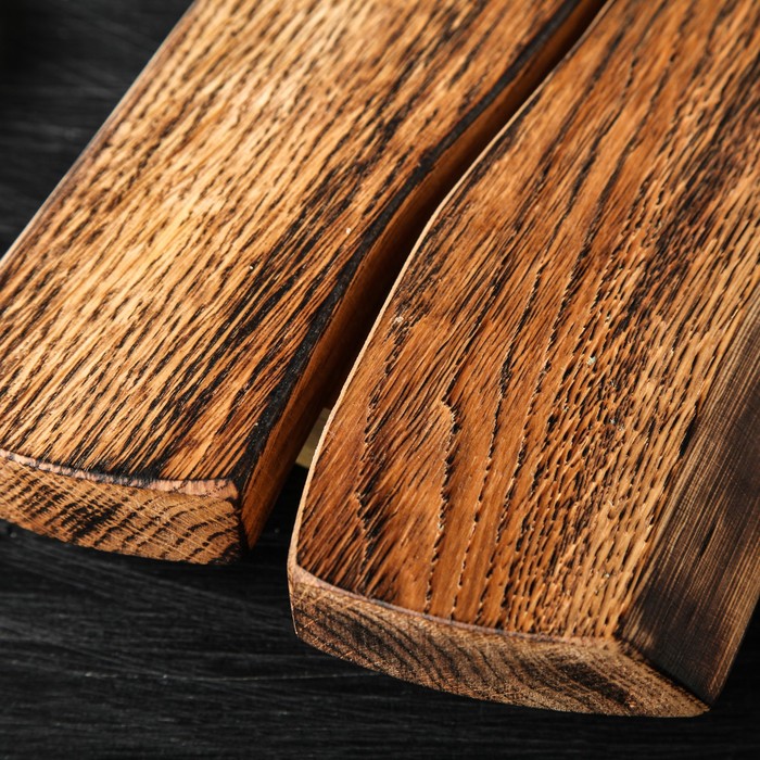 Подставка-поднос для суши "Старая Прага", массив дуба, 45 х 15 см