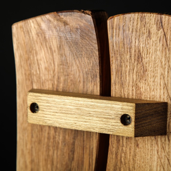 Подставка-поднос для суши "Старая Прага", массив дуба, 45 х 15 см