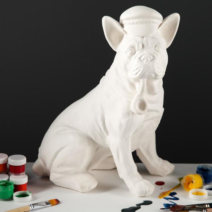 Копилка "Собака детектив"  под роспись