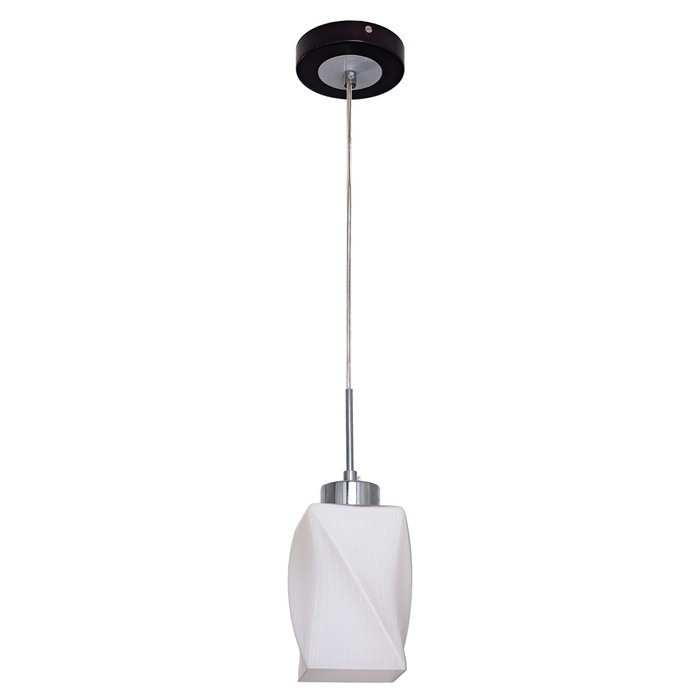 Светильник "Джемма" 1хE27 60Вт коричневый-хром 14х14х15-90см.