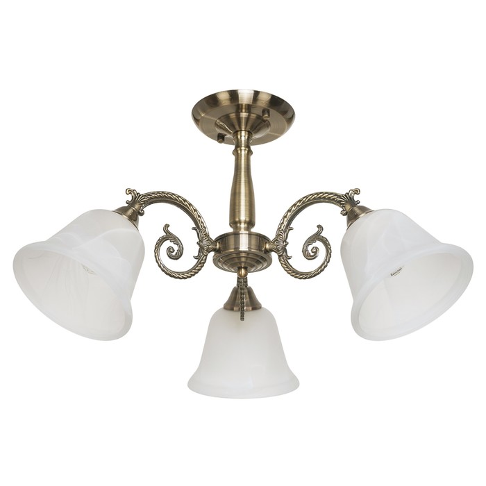 Люстра "Классик" 3х60Вт E27 бронза 66х66х36см.