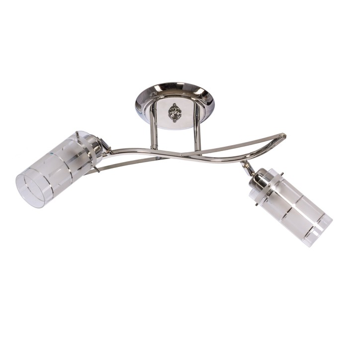 Люстра "Гратта" 2x40Вт E27 хром 62х16х14 см.