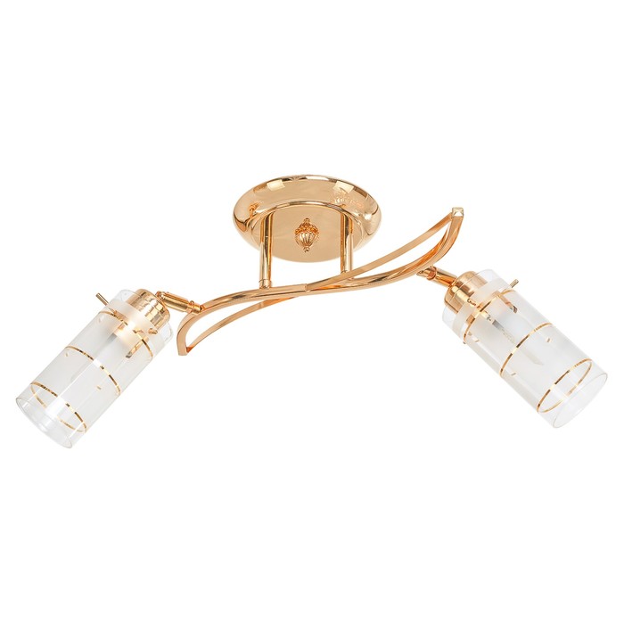 Люстра "Гратта" 2x40Вт E27 золото 62х16х14 см.