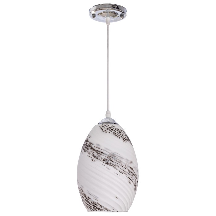 Светильник "Лирус" 1x40Вт E27 хром 18х18х30-90см.