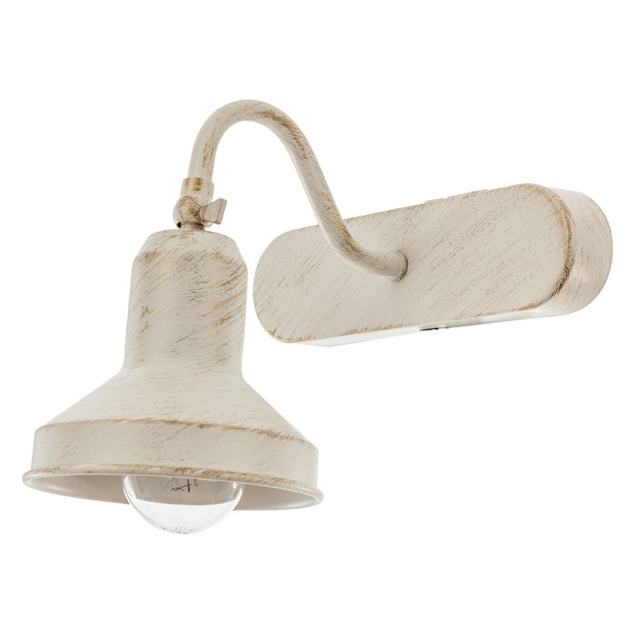 Бра "Тера" 1х60Вт E14 белый 27х22х18см