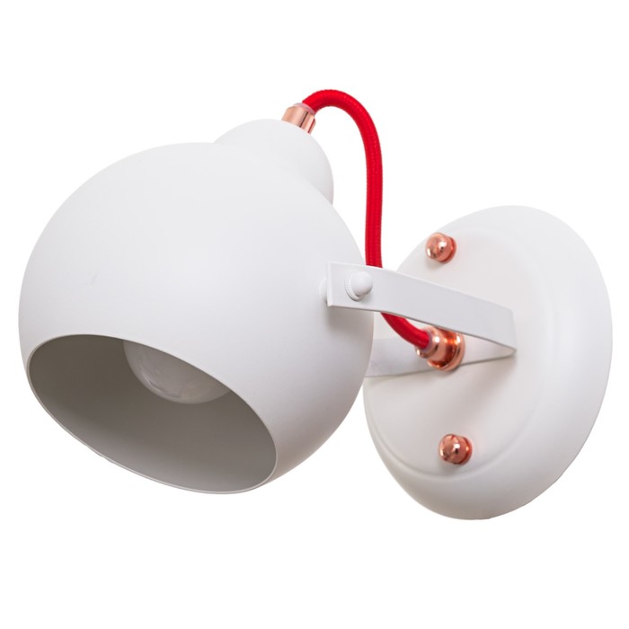 Спот "Техно" 1х40Вт E14 белый 21х12х16см.