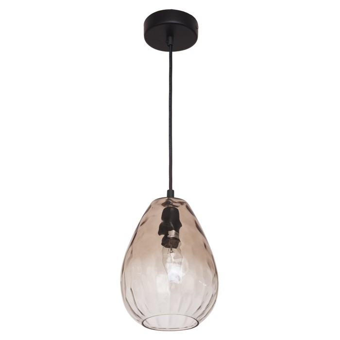 Светильник  "Изабелла" 1х40Вт E14 красный коричневый16х16х26-100см.