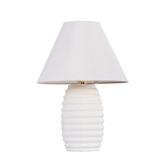 Лампа настольная "Мартина" 1х40Вт E14 белый 25х25х35см.
