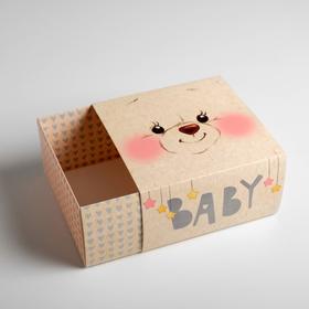 

Коробка складная «Baby мишка», 15 × 15 × 8 см